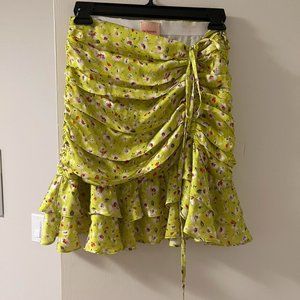 La Semaine Yellow Mini Skirt